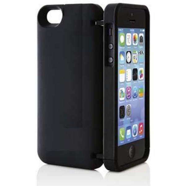 Eyn Protective Case with Storage for Apple iPhone 6 Plus, Black