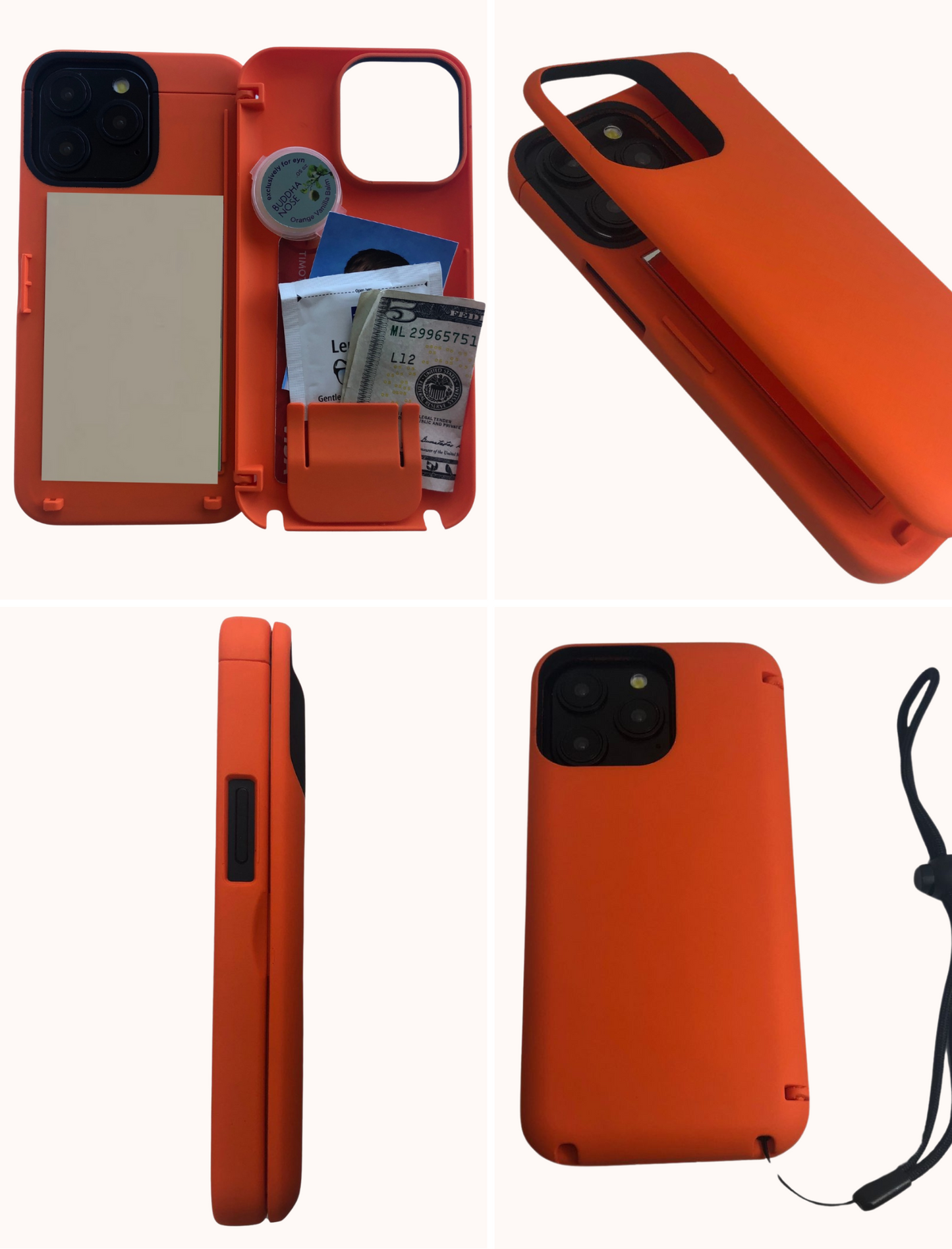 iPhone 15 Pro Max wallet / storage phone case